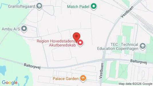 Lejligheder til leje i Ballerup - kort over placeringen