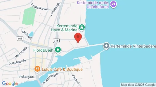 Lejligheder til leje i Kerteminde - kort over placeringen