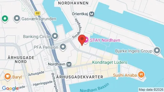 Lejligheder til leje i Nordhavn - Foto fra Google Street View