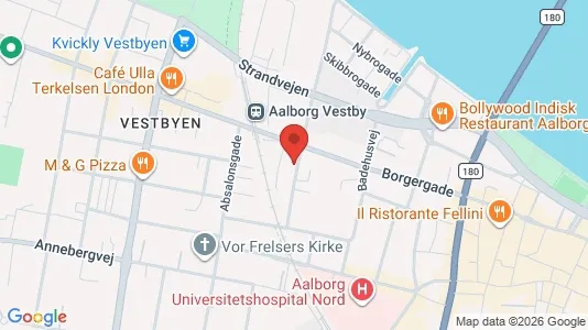Lejligheder til leje i Aalborg Centrum - Foto fra Google Street View
