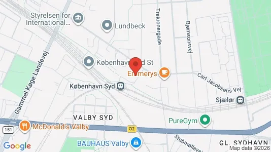Lejligheder til leje i Valby - Foto fra Google Street View