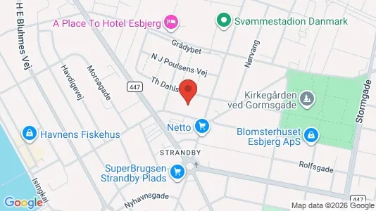 Lejligheder til leje i Esbjerg Centrum - Foto fra Google Street View