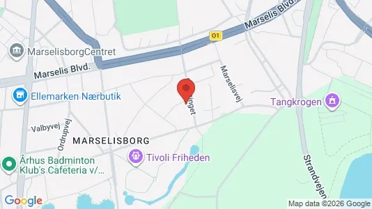 Lejligheder til leje i Viby J - kort over placeringen