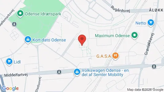 Lejligheder til leje i Odense V - Foto fra Google Street View