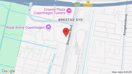 Lejligheder til leje i København S - kort over placeringen