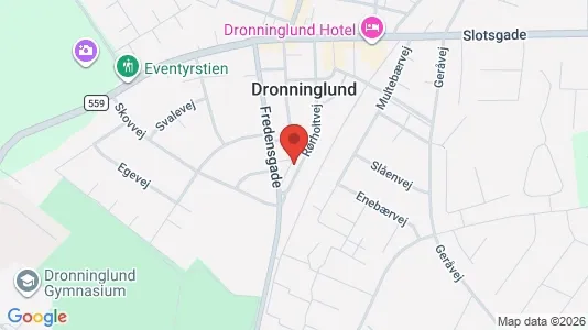 Lejligheder til leje i Dronninglund - Foto fra Google Street View