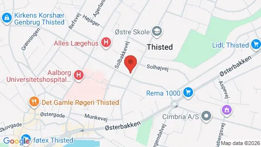 Lejligheder til leje i Thisted - Foto fra Google Street View