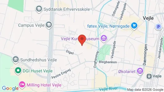 Lejligheder til salg i Vejle Centrum - Foto fra Google Street View