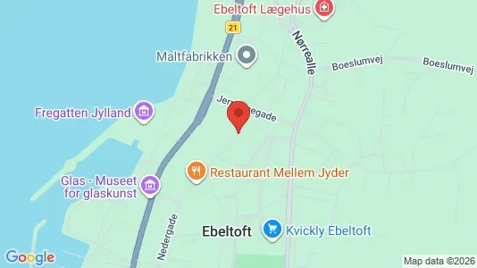 Lejligheder til salg i Ebeltoft - Foto fra Google Street View