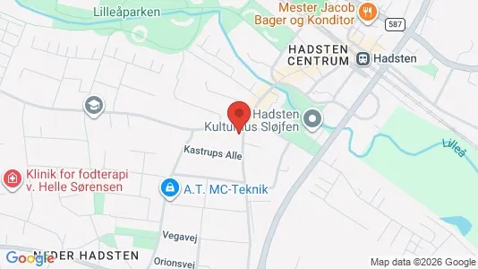 Lejligheder til salg i Hadsten - Foto fra Google Street View
