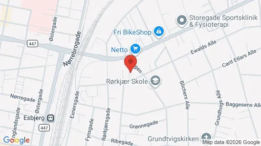 Lejligheder til salg i Esbjerg Centrum - Foto fra Google Street View