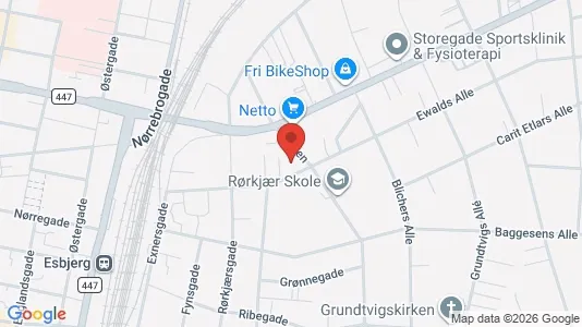 Lejligheder til salg i Esbjerg Centrum - Foto fra Google Street View