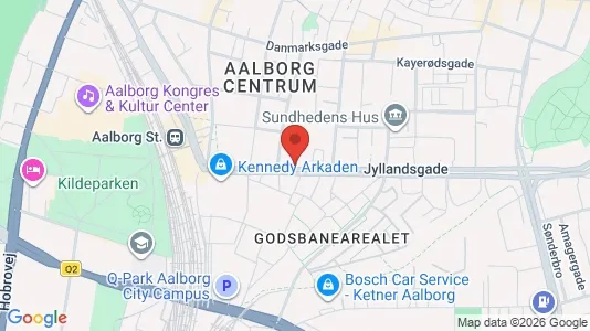 Lejligheder til salg i Aalborg Centrum - Foto fra Google Street View
