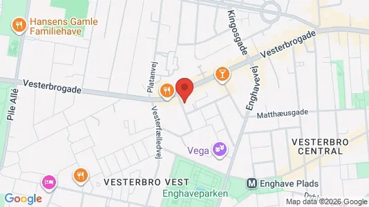 Lejligheder til salg i Vesterbro - Foto fra Google Street View