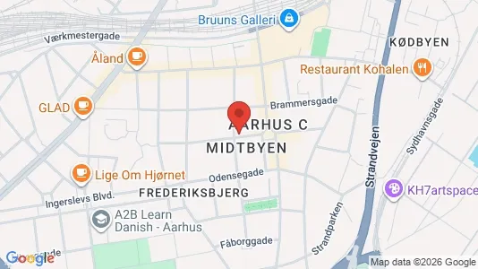Lejligheder til salg i Århus C - Foto fra Google Street View