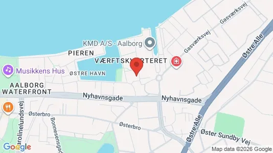 Lejligheder til salg i Aalborg Centrum - Foto fra Google Street View
