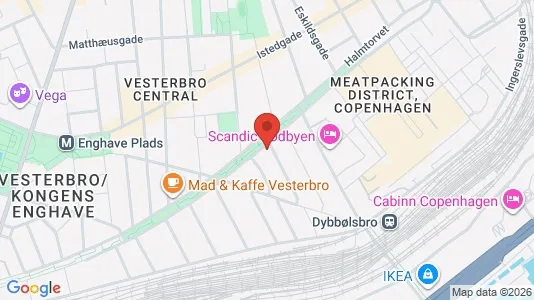 Lejligheder til salg i Vesterbro - Foto fra Google Street View