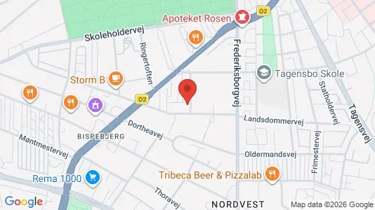 Lejligheder til salg i København NV - Foto fra Google Street View