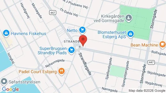 Lejligheder til salg i Esbjerg Centrum - Foto fra Google Street View