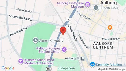 Lejligheder til salg i Aalborg Centrum - Foto fra Google Street View