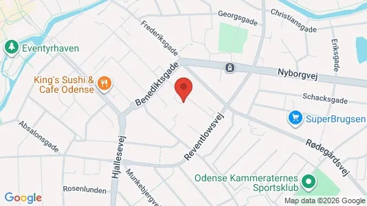 Lejligheder til leje i Odense C - Foto fra Google Street View