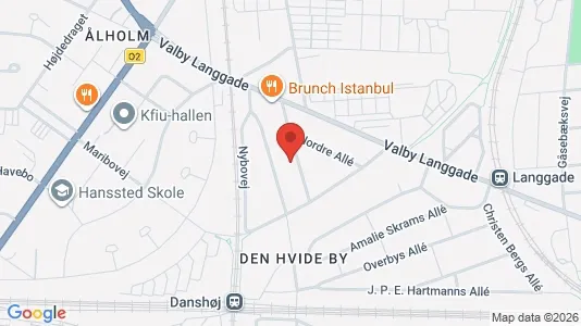 Lejligheder til salg i Valby - kort over placeringen