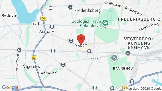 Huse til salg i Valby - Foto fra Google Street View