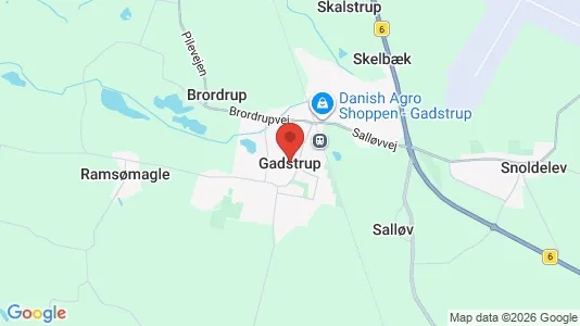 Huse til salg i Gadstrup - Foto fra Google Street View