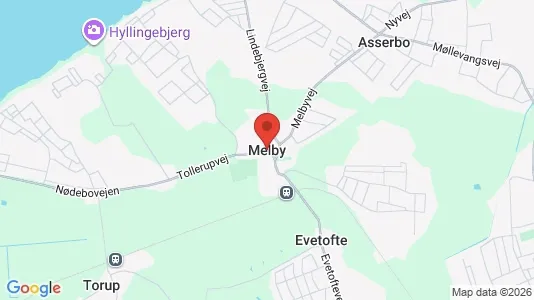 Sommerhuse til salg i Melby - Foto fra Google Street View