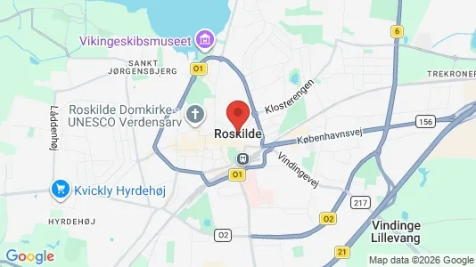 Huse til salg i Roskilde - Foto fra Google Street View