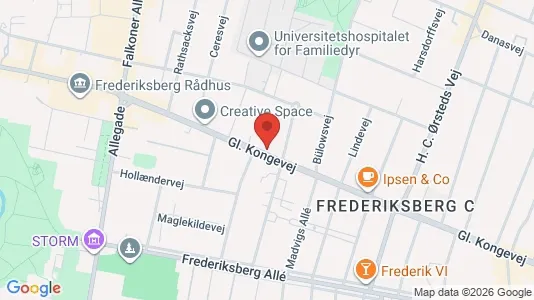 Lejligheder til leje i Frederiksberg C - Foto fra Google Street View