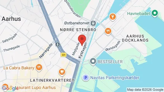 Lejligheder til salg i Århus C - Foto fra Google Street View