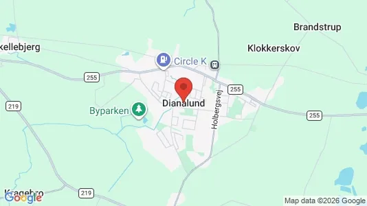 Huse til salg i Dianalund - Foto fra Google Street View