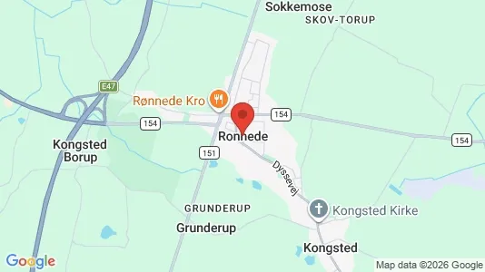 Huse til salg i Rønnede - Foto fra Google Street View
