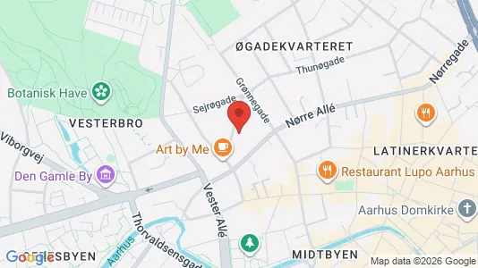 Lejligheder til salg i Århus C - Foto fra Google Street View