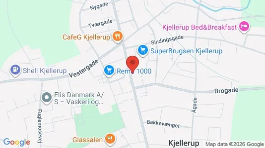 Lejligheder til leje i Kjellerup - Foto fra Google Street View