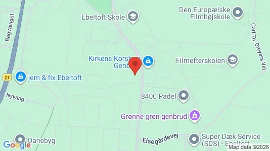 Lejligheder til salg i Ebeltoft - Foto fra Google Street View