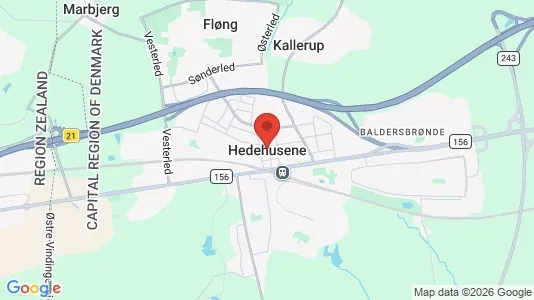 Huse til salg i Hedehusene - Foto fra Google Street View