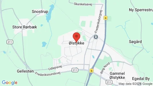 Huse til salg i Ølstykke - Foto fra Google Street View