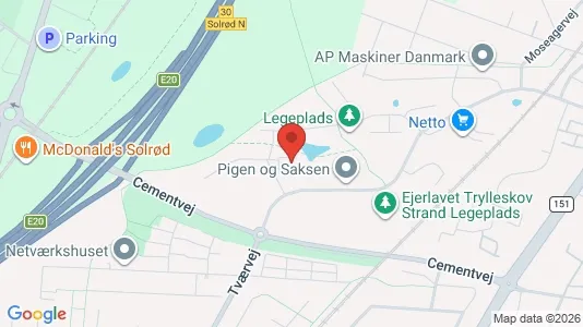 Lejligheder til leje i Solrød Strand - Foto fra Google Street View