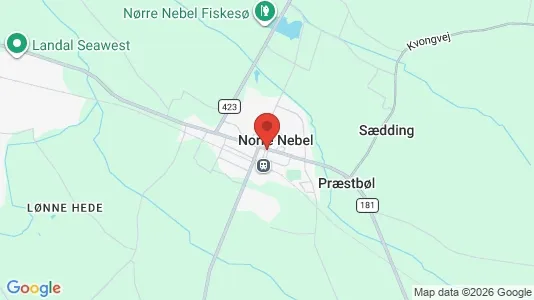 Sommerhuse til salg i Nørre Nebel - Foto fra Google Street View