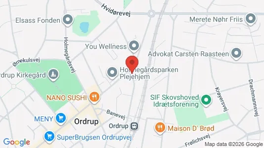 Lejligheder til salg i Charlottenlund - kort over placeringen