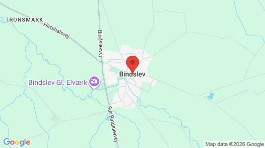 Huse til salg i Bindslev - Foto fra Google Street View