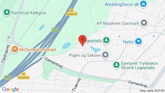 Lejligheder til leje i Solrød Strand - Foto fra Google Street View