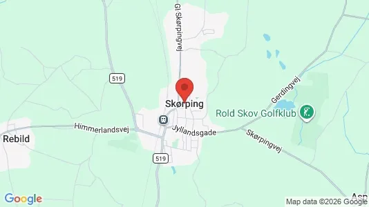 Grunde til salg i Skørping - Foto fra Google Street View