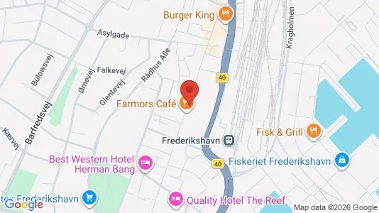Lejligheder til salg i Frederikshavn - kort over placeringen