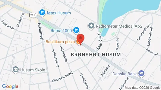 Lejligheder til salg i Brønshøj - kort over placeringen