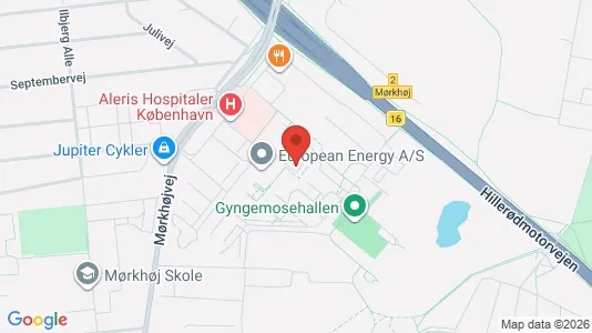 Lejligheder til leje i Søborg - kort over placeringen