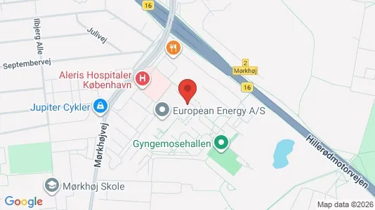 Lejligheder til leje i Søborg - kort over placeringen
