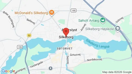 Rækkehuse til salg i Silkeborg - Foto fra Google Street View